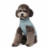 DOG CLOTH LAMBSWOOL TURTLENECK KNIT _5 Colors_